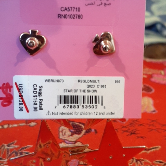 Kate Spade star of the snow earrings - Picture 3 of 4